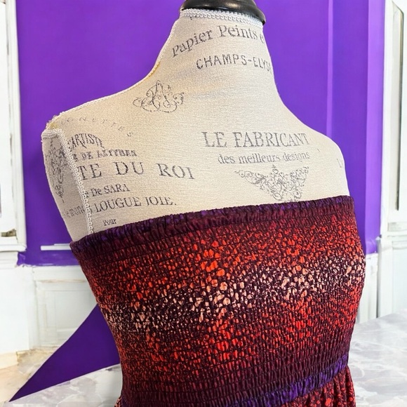 Gorgeous strapless maxi dress Fire Los Angeles size M - Picture 7 of 16